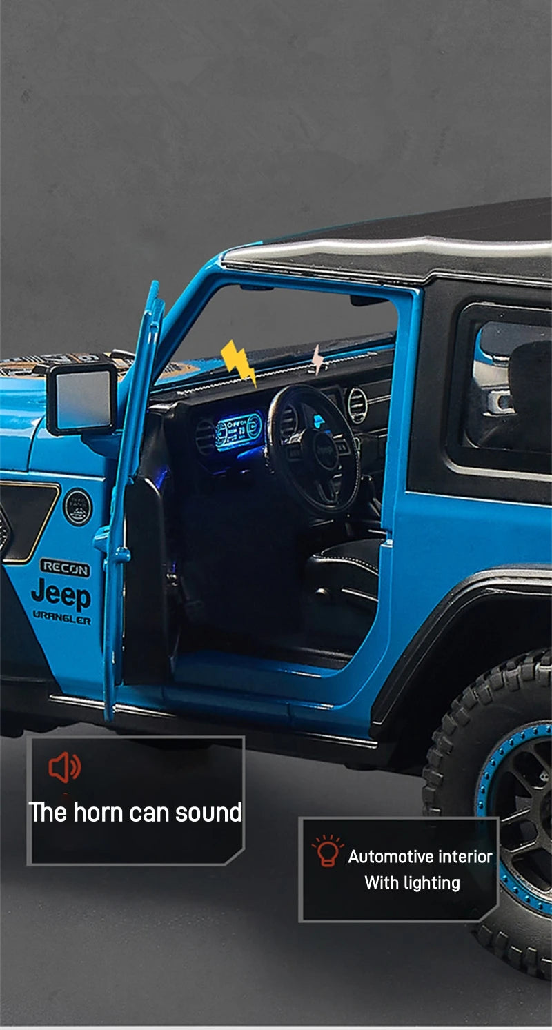 1:18 Jeep Wrangler Rubicon SUV Alloy