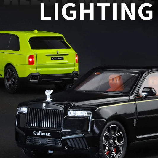 1:24 Cullinan SUV Alloy Scale Car Model Diecast Metal Miniature Car Model Sound＆Light Children Birthday Toy Car Vehicles Gifts