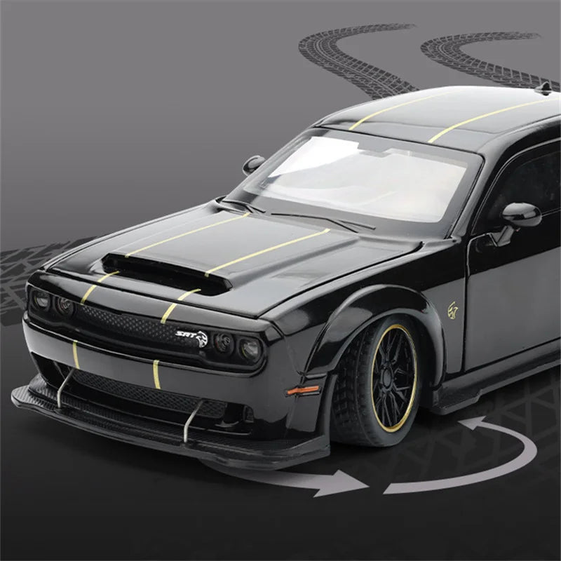 1:32 Dodge Challenger SRT Redeye Hellcat Alloy Musle Car