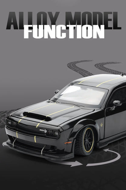 1:32 Dodge Challenger SRT Redeye Hellcat Alloy Musle Car