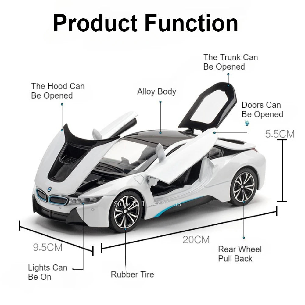 1:22 Scale I8 mc20 Sports Car Model