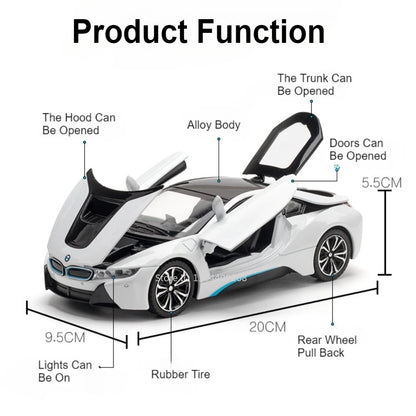 1:22 Scale I8 mc20 Sports Car Model