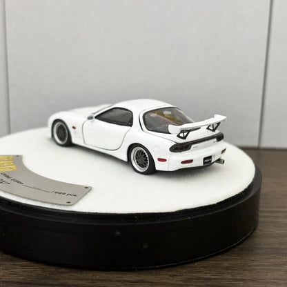 PGM 1:64 RX7 White Color Full Open Diecast Model Car