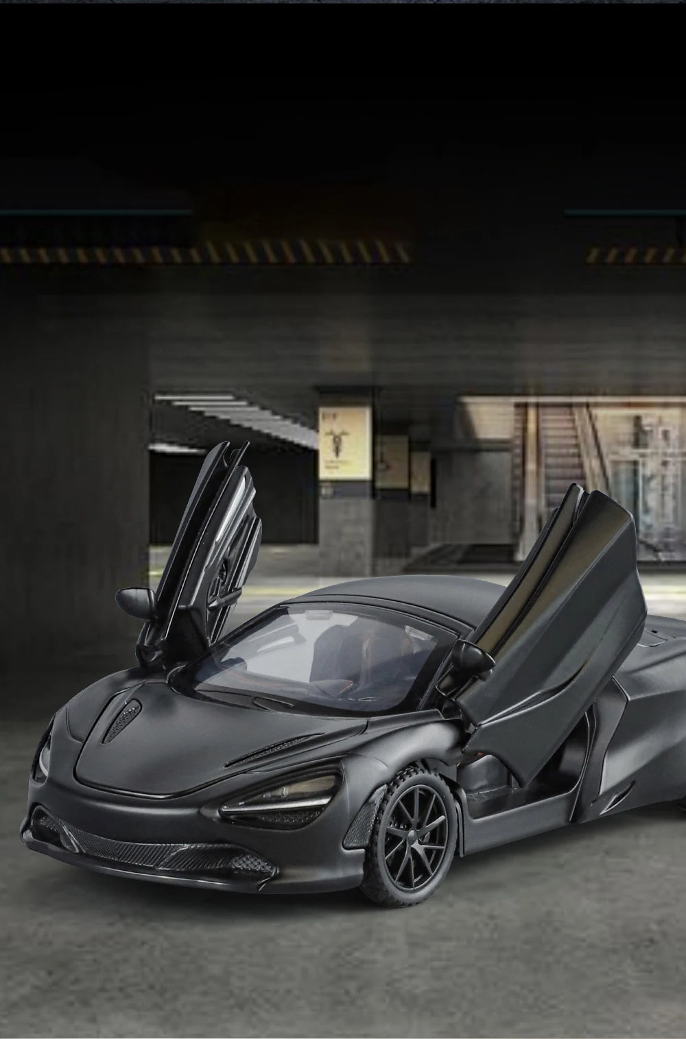 1:32 McLaren 720s Supercar Sports Alloy Diecast Model Car Sound & Light High Simulation Hobby Collection Birthday Gifts For Boy