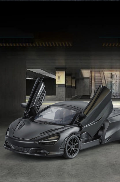 1:32 McLaren 720s Supercar Sports Alloy Diecast Model Car Sound & Light High Simulation Hobby Collection Birthday Gifts For Boy