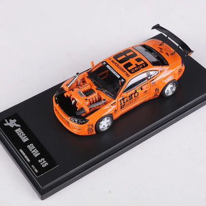 YS 1:64 Silvia S15 Modified Alloy Moldel Car