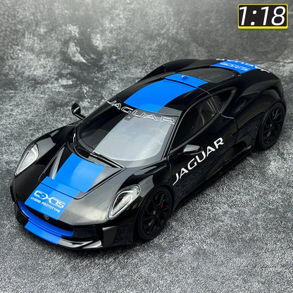 Almost Real AR 1/18 scale New Jaguar C-X75 2013   CX75  Ultimate Black Metallic