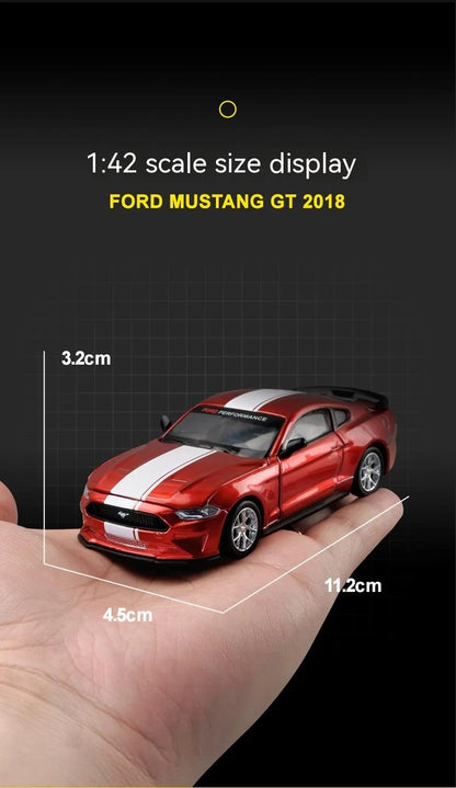 CCA DIY Customizable 1:43 Scale Ford Mustang Alloy Car Model Kit