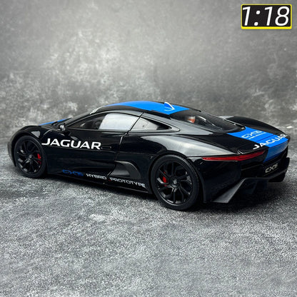 Almost Real AR 1/18 scale New Jaguar C-X75 2013   CX75  Ultimate Black Metallic