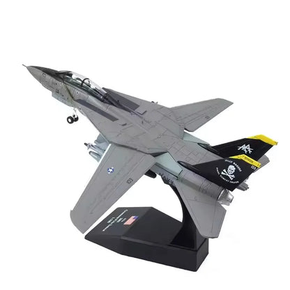 1/100 Scale Military Model Toys F14 F 14 Pirate Tomcat F-14