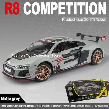 1: 24 AUID R8 Alloy Car