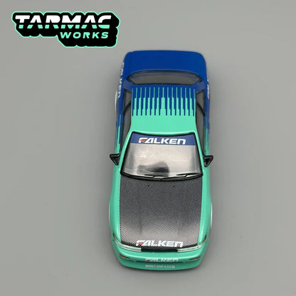 Tarmac Works 1:64 TW VERTEX Nissan Silvia S13 Falken Chase