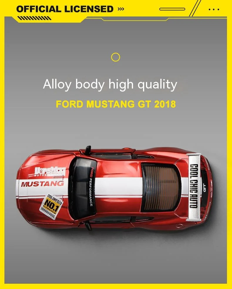 CCA DIY Customizable 1:43 Scale Ford Mustang Alloy Car Model Kit