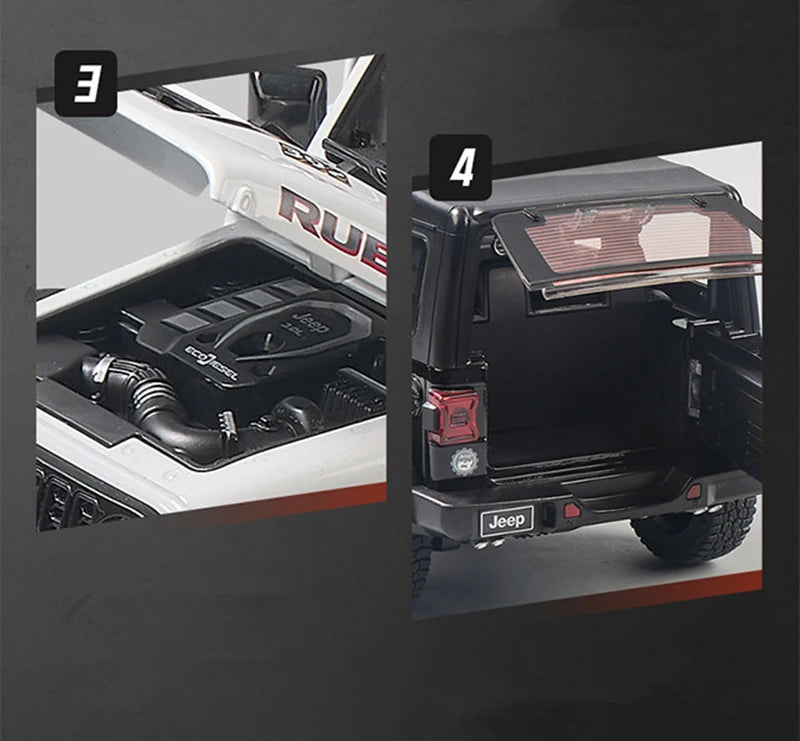 1:18 Jeep Wrangler Rubicon SUV Alloy
