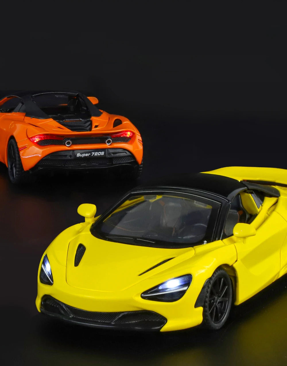 1:32 McLaren 720s Supercar Sports Alloy Diecast Model Car Sound & Light High Simulation Hobby Collection Birthday Gifts For Boy