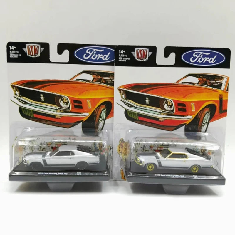 M2 Machines 1: 64 Scale 1970 Ford Mustang Boss 302 Alloy Car