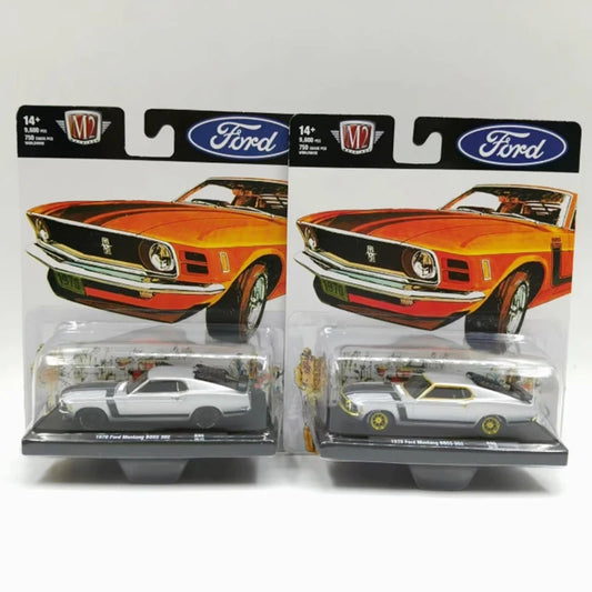 M2 Machines 1: 64 Scale 1970 Ford Mustang Boss 302 Alloy Car