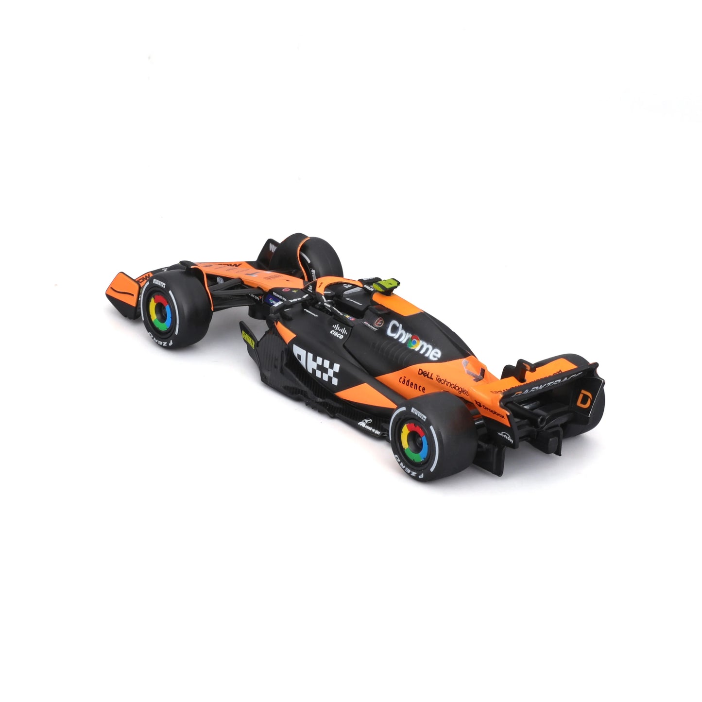 Bburago 1:43 2024 Mclaren MCL38 Miami Monaco F1 Formula Car Die Cast Vehicles Collectible Model Racing Toys