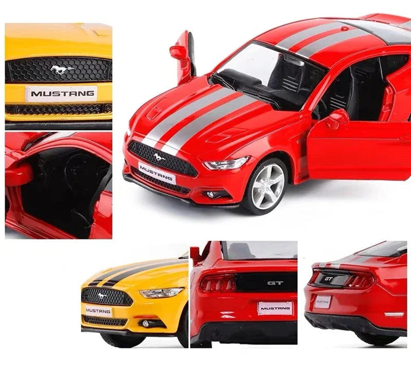 1:36 Ford Mustang GT Alloy Sports Car Model