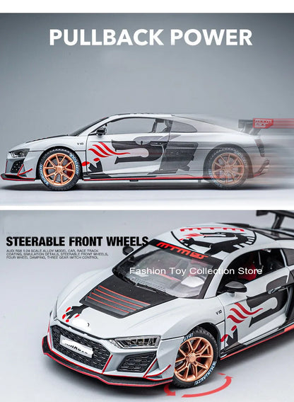 1: 24 AUID R8 Alloy Car