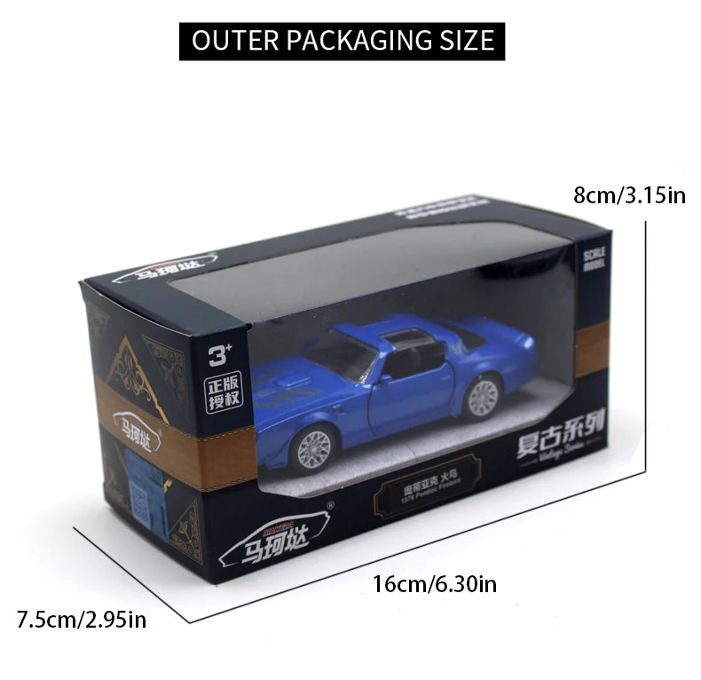 1:36 Metal Diecast Car Model Repilca 1978 Pontiac Firebird