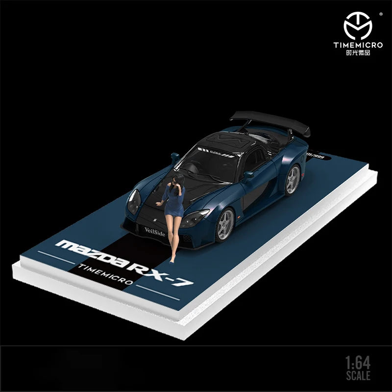 TIMEMICRO 1:64 Mazda RX-7 Veilside Alloy