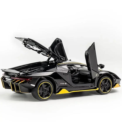 1:32 Lamborghini LP770 750 Alloy Sports Car Model Diecasts & Toy Vehicles Sound Light Super Racing Lifting Tail Pull Car Toy