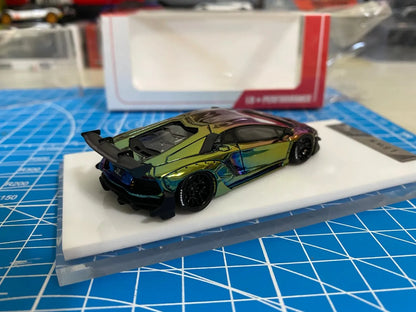 TP Timothy&Pierre 1:64 LBWK  Electroplating color change Diecast Model Car Limited edition
