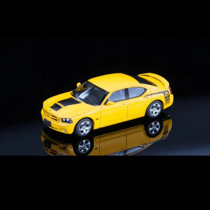 Rollin 1/64 2008 Dodge Charger Black and Red livery Theme Limited Edition model Car