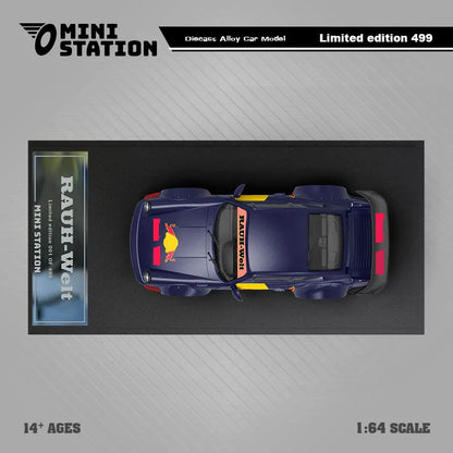 Mini Station 1:64  RWB 964 Blue Painting