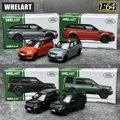 WHELART diecast model 1:64 scale New Land Rover Discovery 4 Range Rover Sport SUV model static display collection