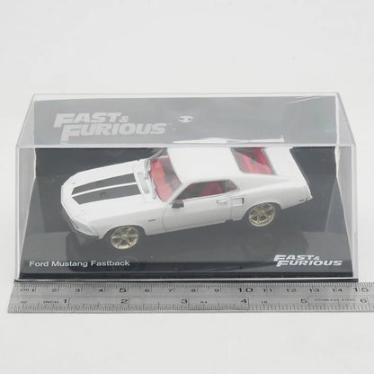 Diecast IXO 1:43 Scale Ford Mustang Fastback Movie Car Alloy Car Model Collectible Toy Gift Souvenir Display Ornament