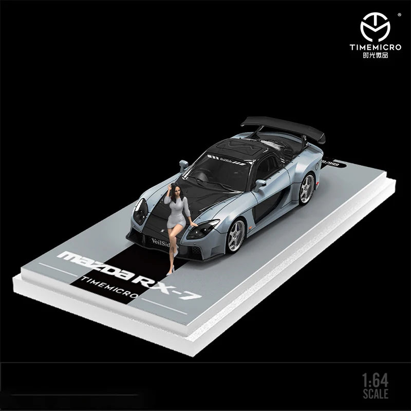 TIMEMICRO 1:64 Mazda RX-7 Veilside Alloy
