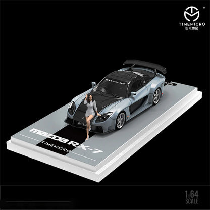 TIMEMICRO 1:64 Mazda RX-7 Veilside Alloy