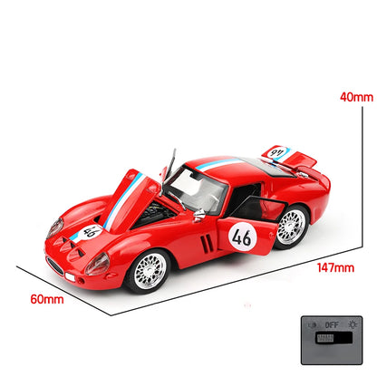 1:32 250 GTO Supercar Alloy Model Car Toy Diecasts Metal Casting Sound and Light Car Toys For Children Vehicle