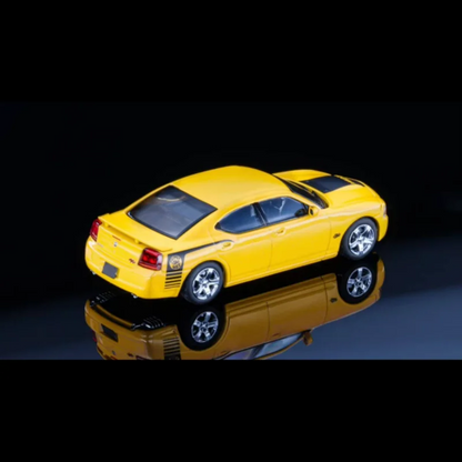 Rollin 1/64 2008 Dodge Charger Black and Red livery Theme Limited Edition model Car