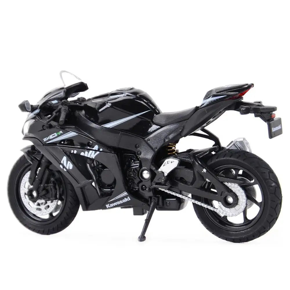 Welly 1:18 Kawasaki2017 Ninja ZX-10RR Die Cast Vehicles Collectible Hobbies Motorcycle Model Toys