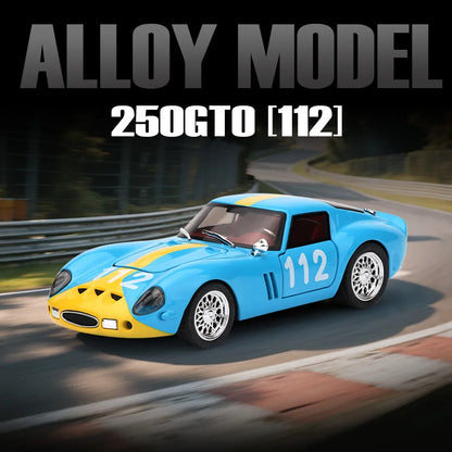1:32 250 GTO Supercar Alloy Model Car Toy Diecasts Metal Casting Sound and Light Car Toys For Children Vehicle