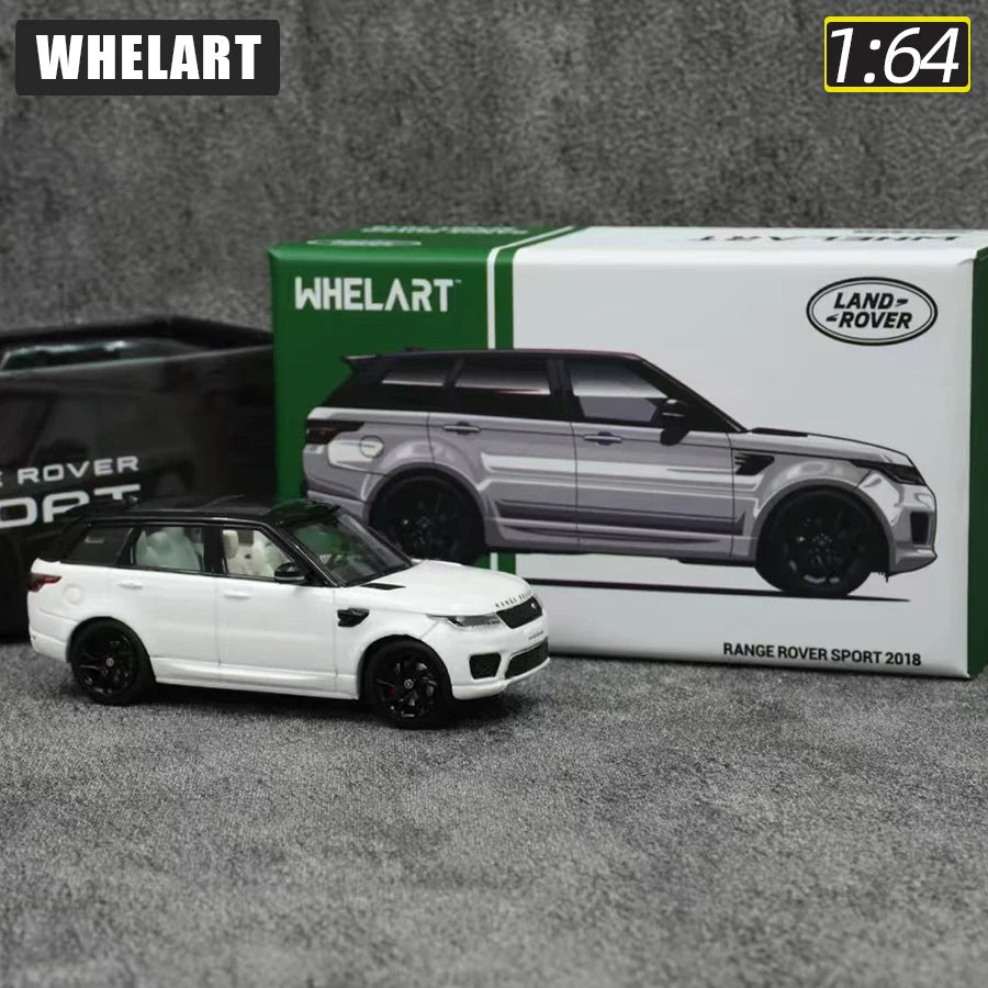 WHELART diecast model 1:64 scale New Land Rover Discovery 4 Range Rover Sport SUV model static display collection