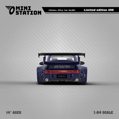Mini Station 1:64  RWB 964 Blue Painting