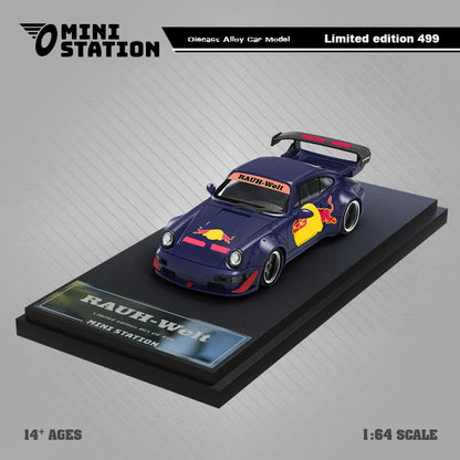 Mini Station 1:64  RWB 964 Blue Painting