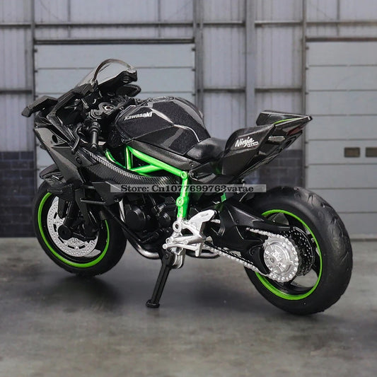 MSZ 1:18 Kawasaki Ninja H2R  GSX-R1000 YAMAHA YZF-R1 Classic Motorcycle Static Model Alloy Die Casting Car Toy Gifts